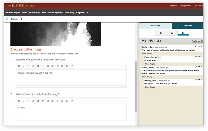 Image of immersive reader functions