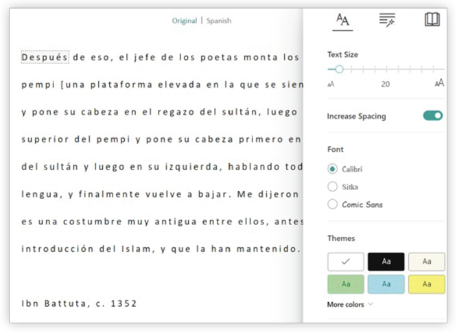 Image of Immersive Reader