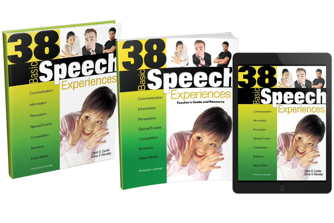 38 Basic Speech Experiences 38 Basic Speech Experiences