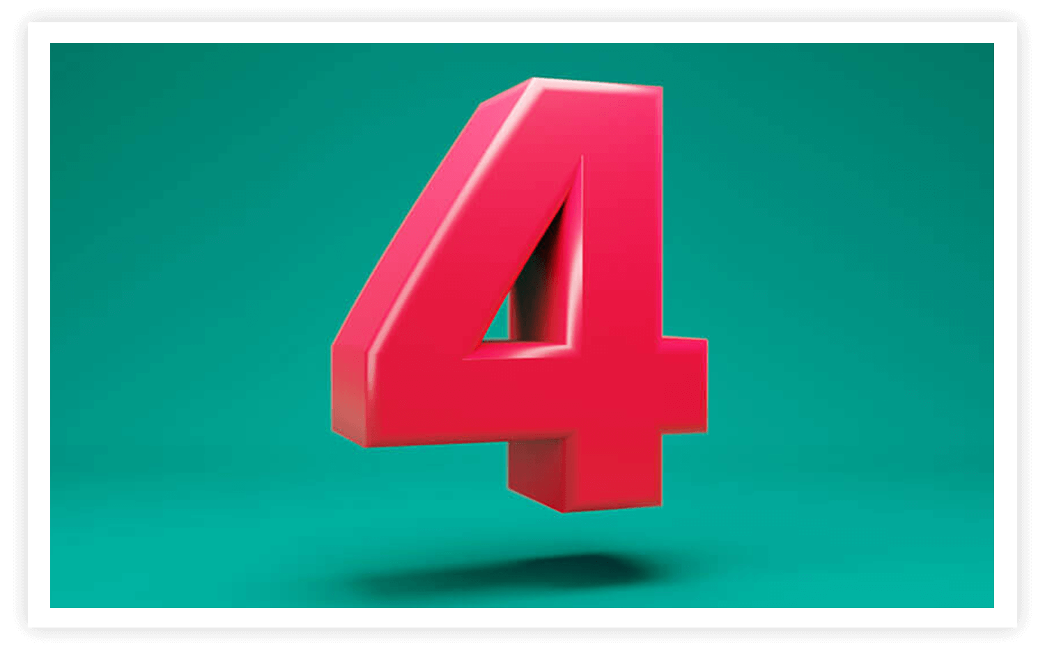 The number four